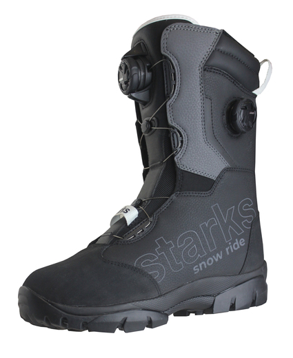 STARKS Снегоходная обувь AURUM Dual ATOP муж Черно-серый (43) pitbikemarket.ru