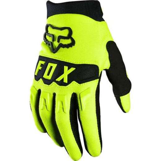 Мотоперчатки подростковые Fox Dirtpaw Race Youth Glove Flow Yellow YS (23959-130-YS) pitbikemarket.ru