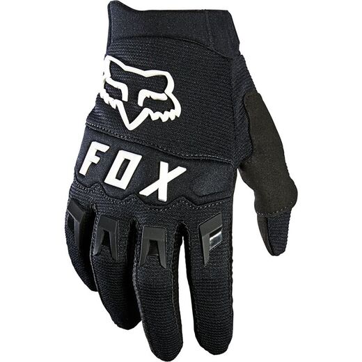 Мотоперчатки подростковые Fox Dirtpaw Youth Glove Black/White, YM, 2021 (25868-018-YM) pitbikemarket.ru