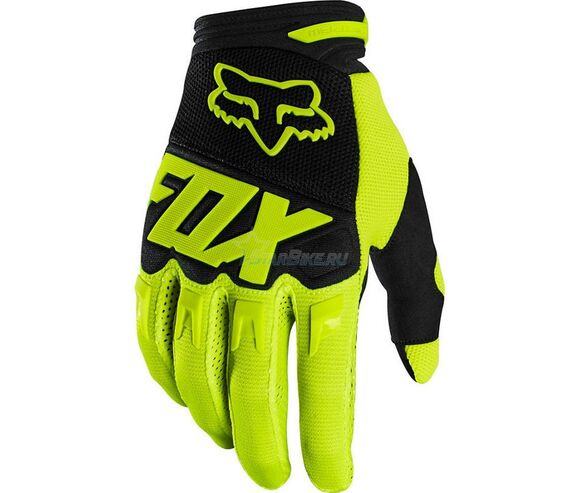 Мотоперчатки подростковые Fox Dirtpaw Race Youth Glove Yellow M (19507-005-M) pitbikemarket.ru