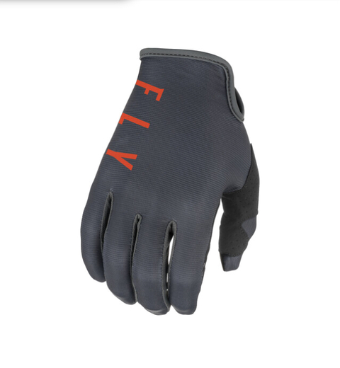 Перчатки FLY RACING LITE серые/оранжевые/черные (2021)  7 pitbikemarket.ru