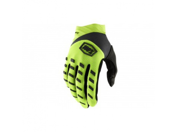 Мотоперчатки подростковые 100% Airmatic Youth Glove (Fluo Yellow/Black, L, 2022 (10001-00006)) pitbikemarket.ru