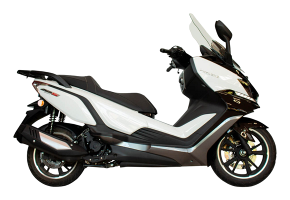Скутер CYCLONE RT3S (SR300T) 2024 Белый pitbikemarket.ru