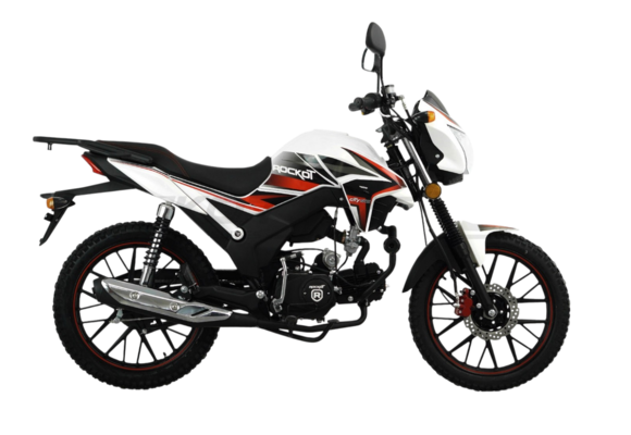 Мопед ROCKOT ALPHA CITY M-12 (белый глянцевый) pitbikemarket.ru