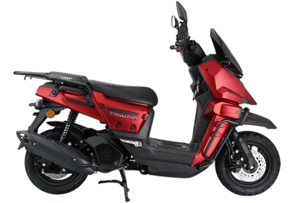 Скутер VENTO (VMC) SMART X BY49QT-5A 49 см3 СЕРИЯ T1700 (LED панель, CBS, USB, сигнализация) MATT RED pitbikemarket.ru