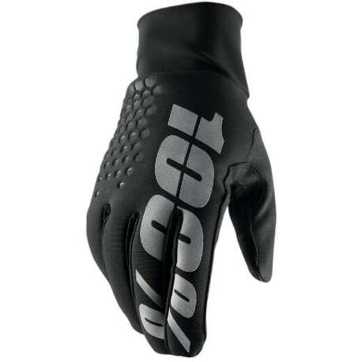 Мотоперчатки 100% Hydromatic Brisker Glove Black Взрослый, L, черный, 2020 (10010-001-12) pitbikemarket.ru