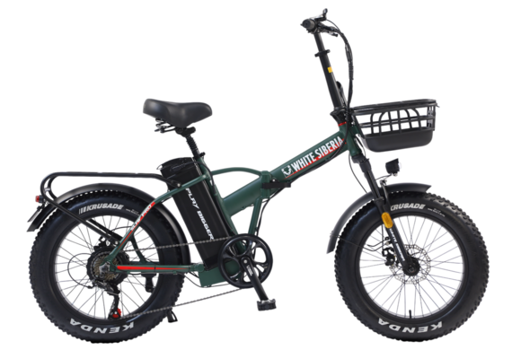Электровелосипед WHITE SIBERIA SLAV PRO 1000W (матовый зеленый) pitbikemarket.ru