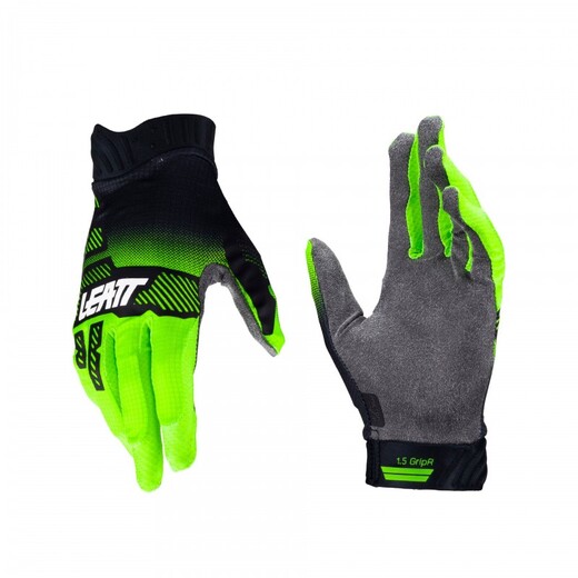 Мотоперчатки подростковые Leatt Moto 1.5 Jr Glove (Lime, S, 2024 (6024090340) pitbikemarket.ru